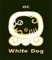 White ​DOG : Love - Loyalty - Heart,